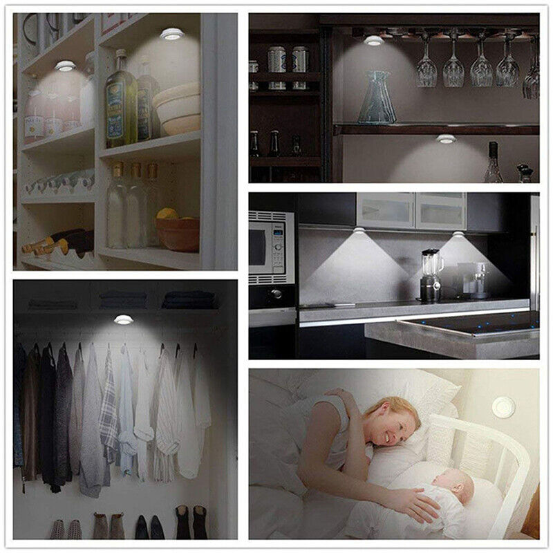 3X Wireless LED Light with Remote Control Timing Closet Under Cabinet Lights