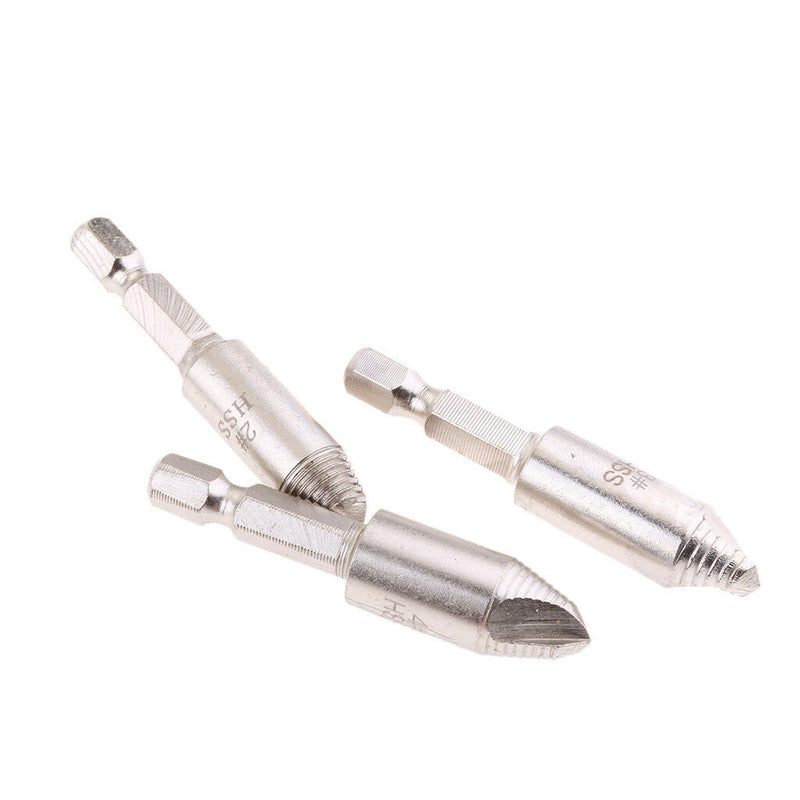 Free shipping- 5pc Damaged Broken Stripped Screw Drill Bit Tool Set Bolt Remover