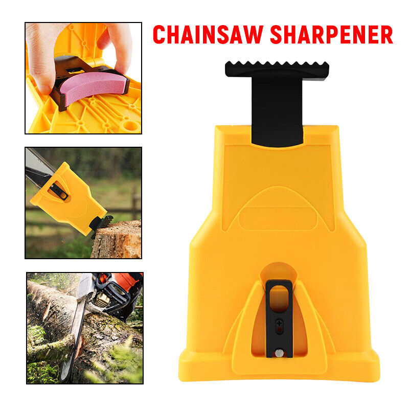 Chainsaw Sharpener Portable For 14-20in Chain Saw 2 Hole Tool File Woodworking