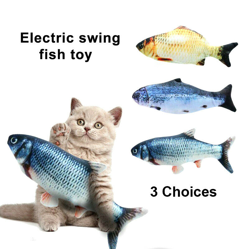 Electric Waggling Realistic USB Rechargeable Dancing Fish Toy