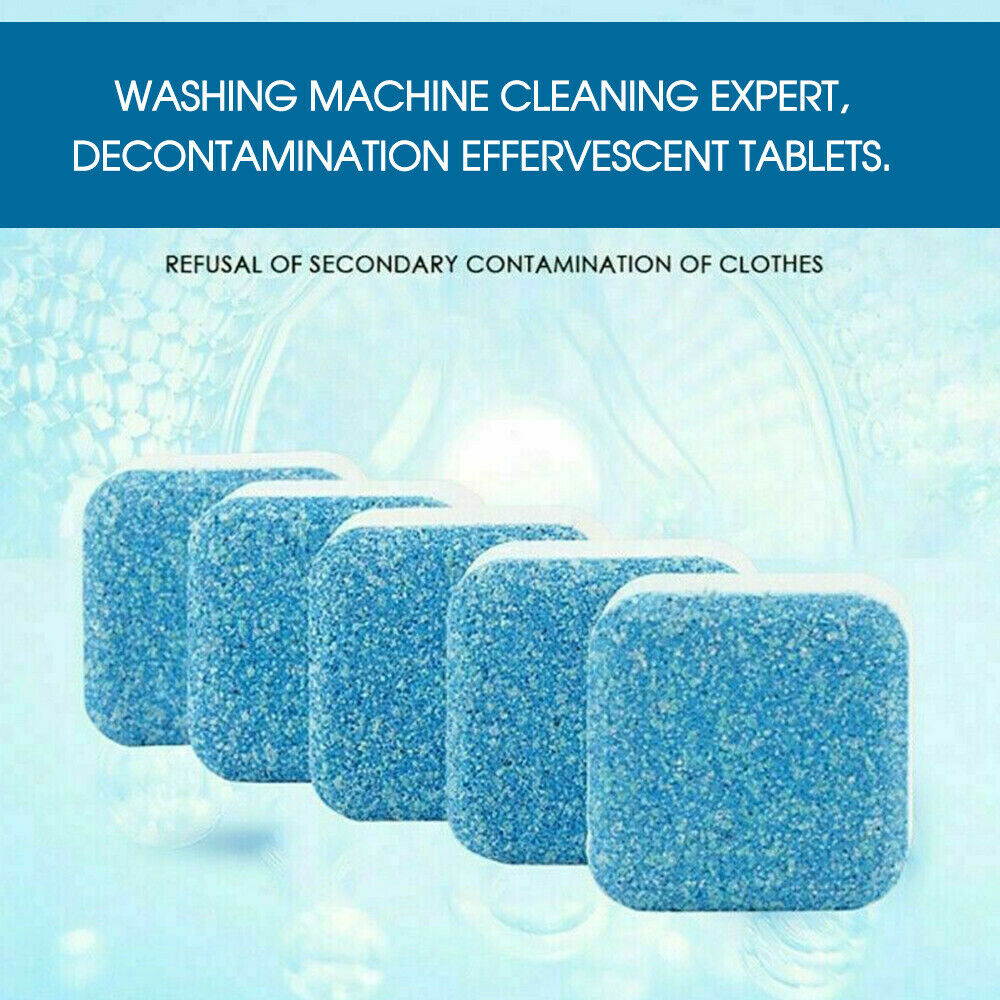 Deep Cleaning 12PCS Washing Machine Effervescent Cleaner