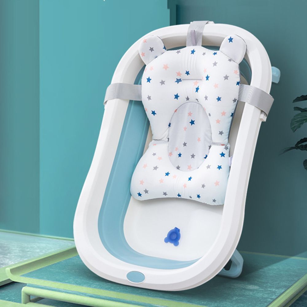 CLEARANCE- Bath Tub Pad Pillow Seat Baby Bath Seat Bed Seat Shower Support Mat Bathtub