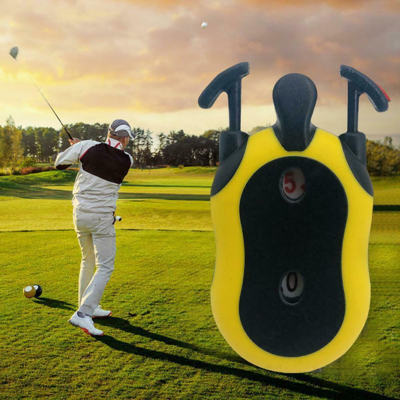 Dual Digits Square Scorer Golf Stroke Shot Put Score Counter