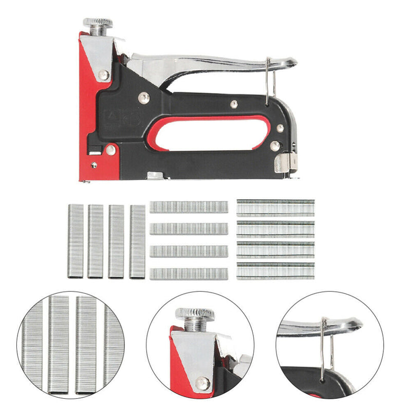 Free shipping- Staple Gun 3 in1 Heavy Duty Fastener tool Tacker 3000 Staples Upholstery Stapler