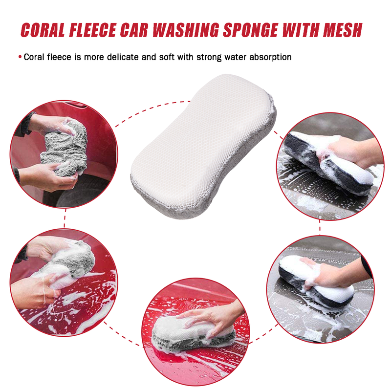 Free shipping- 9PC Microfiber Wash Cleaning Care Tools Kit