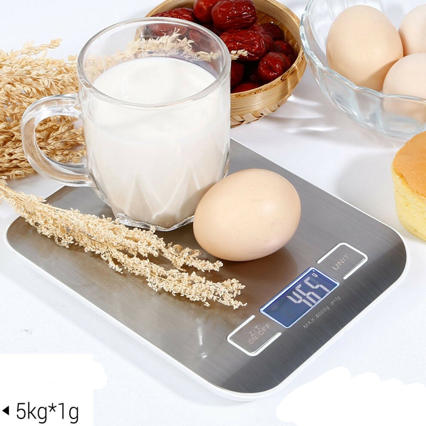Free shipping-1G-5KG High Accuracy Stainless Digital Kitchen Scale