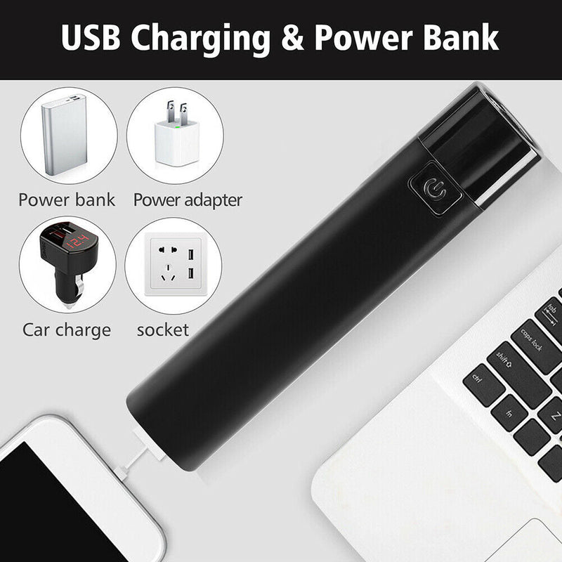 Free shipping- 2-IN-1 Flashlight with Power Bank