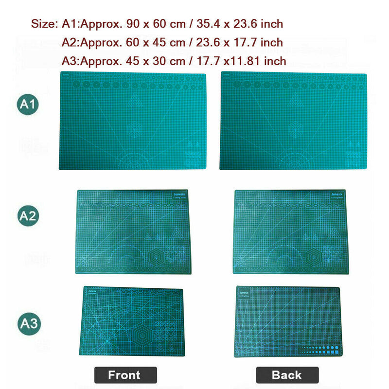 A1 A2 A3 Double-Side Thick Cutting Mat