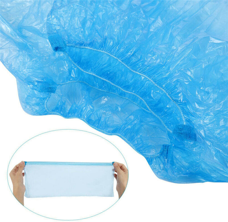 $3- 100pcs Waterproof Plastic Disposable Shoe Cover