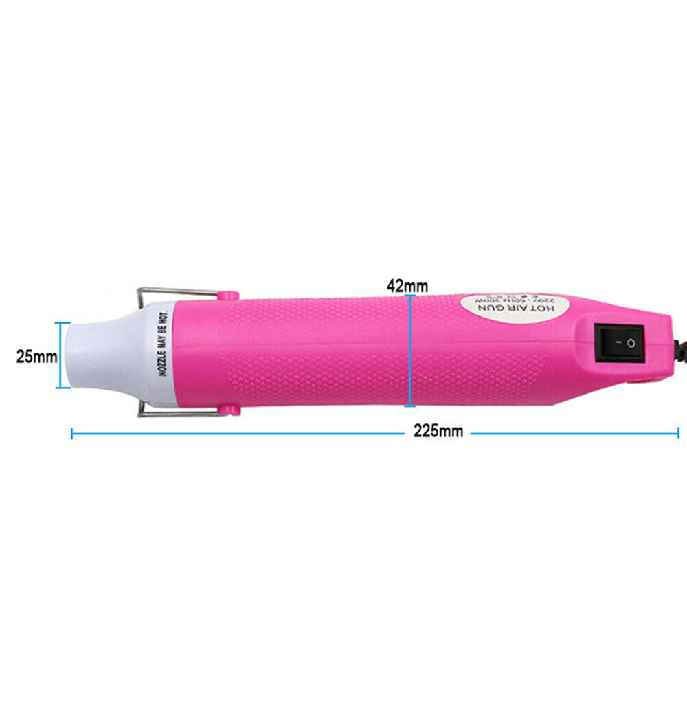 300W Heat Gun Electric Hot Air Gun Kit Hot Wind Blower Tools DIY Portable