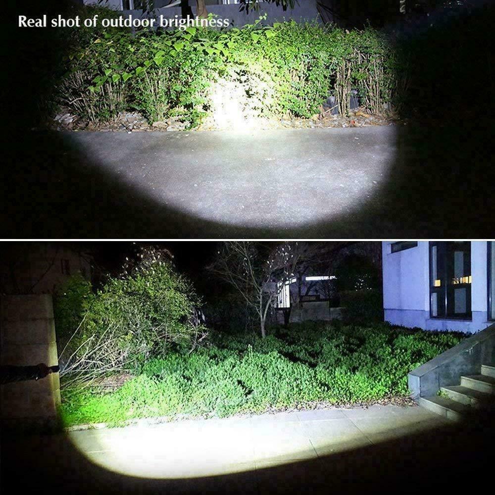 60000lm CREE XM-L Flashlight LED Torch USB Rechargeable