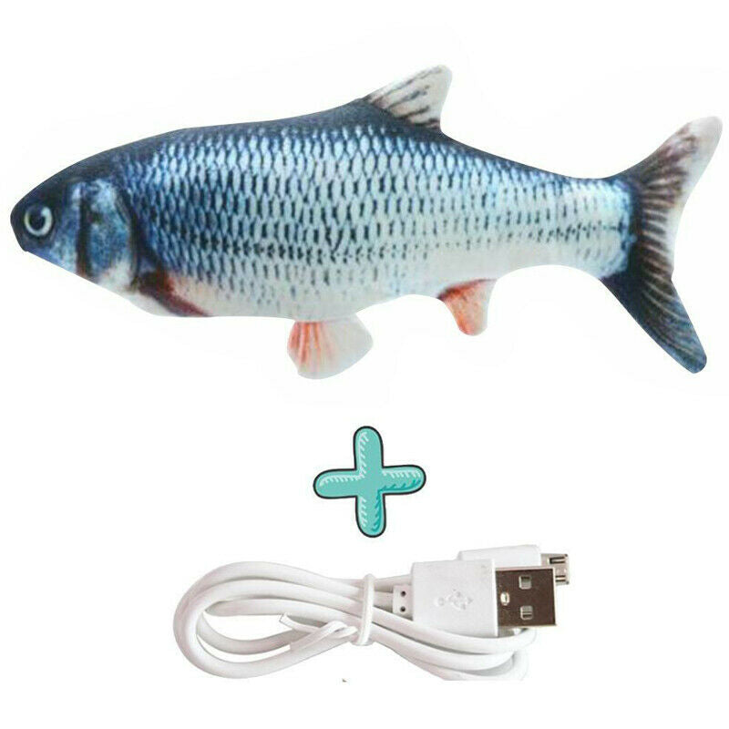 Electric Waggling Realistic USB Rechargeable Dancing Fish Toy