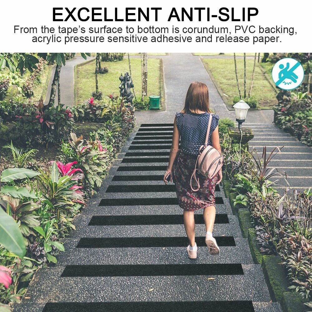 10M 2.5CM/5CM Anti Slip Tape Waterproof High Grip Adhesive Safety Flooring Stair Sticky Tread