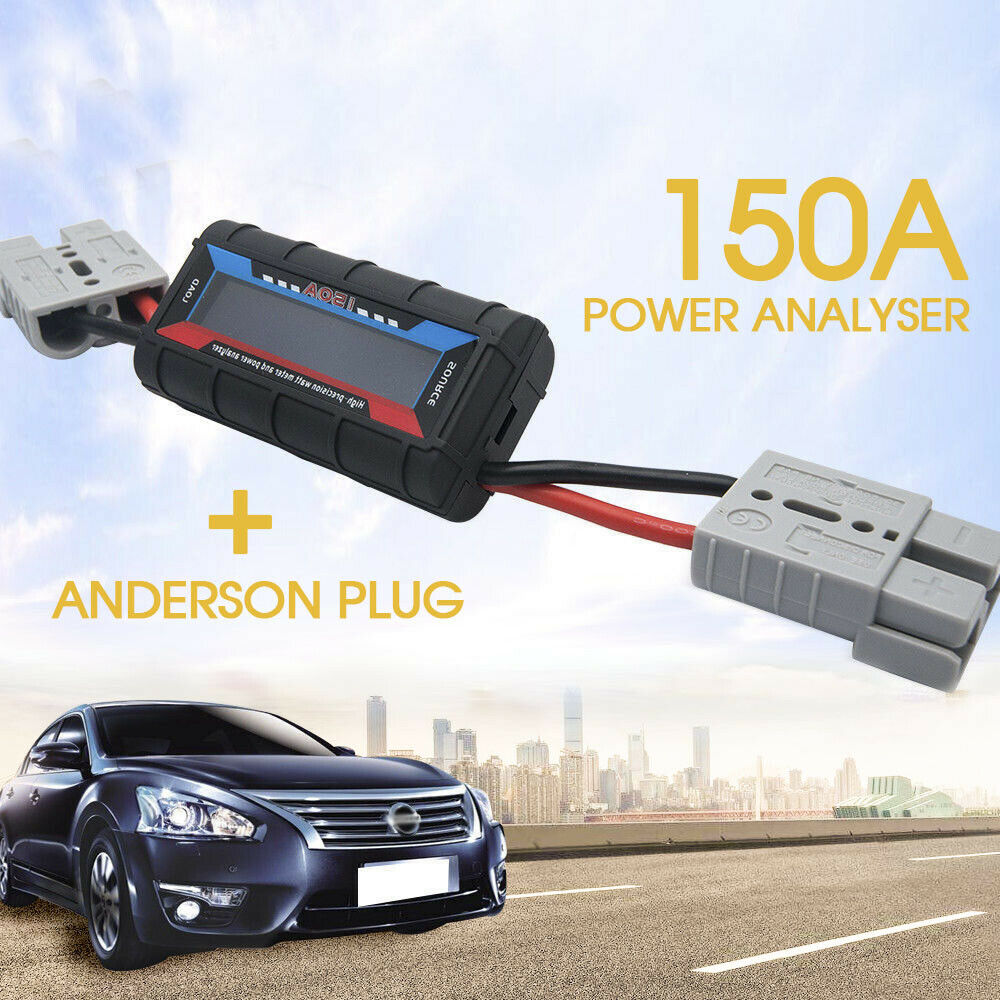150A Digital LCD Volt Amp Watt Meter+ Anderson Plug