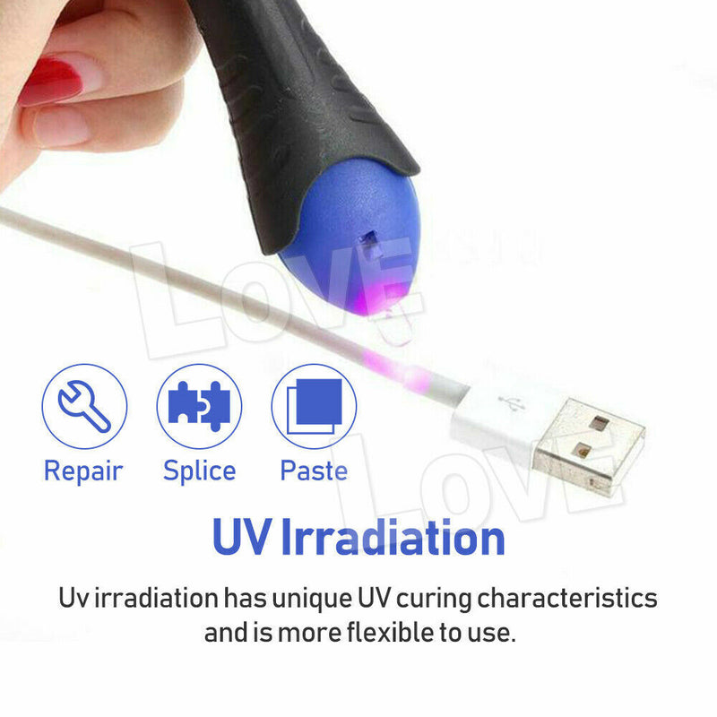 5 Second Fix UV Light Liquid Welding Kit Welding Compound Glue Repair Tool
