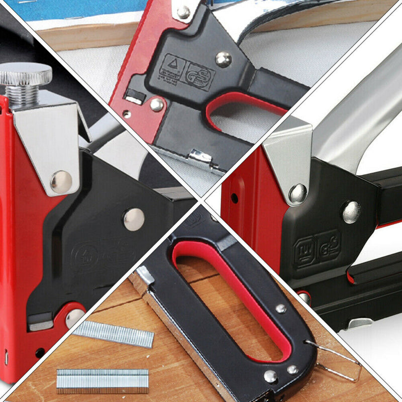 Free shipping- Staple Gun 3 in1 Heavy Duty Fastener tool Tacker 3000 Staples Upholstery Stapler
