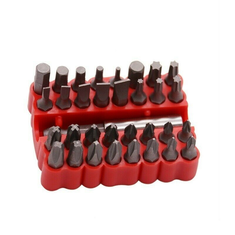 Free shipping- 33pc Magnetic Extension Bit Holder Screwdriver Bits Set Quick Release Bit Holder