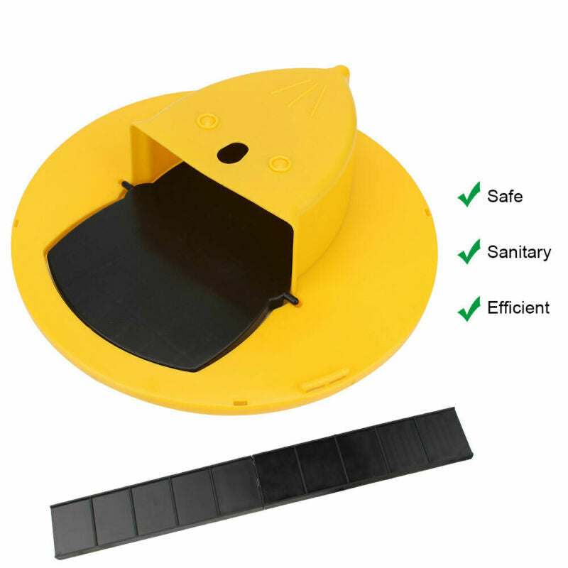 Mouse Trap Flip N Slide Bucket Lid Reusable Rat Catcher Killer with Ladder