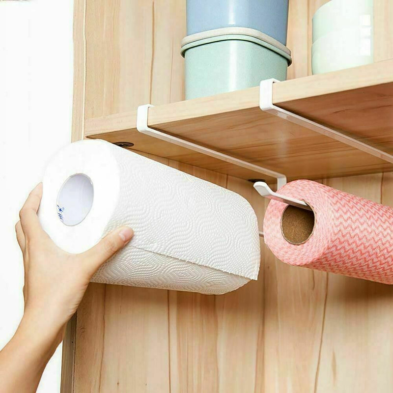 Free shipping- Metal Towel Roll Holder Hanging Rack