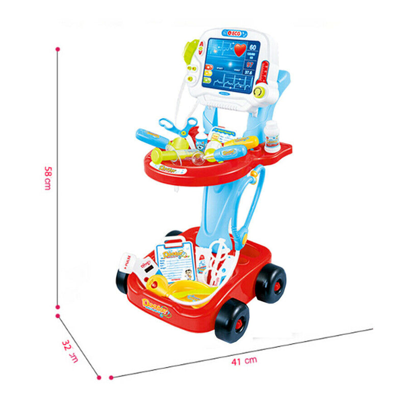 NEW 58CM Children Doctor Medical Nurse Hospital Role Pretend Play Kids Toy Set