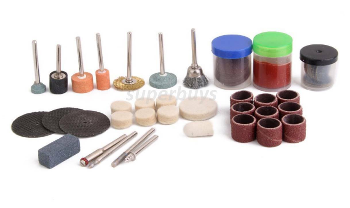 CLEARANCE- 105pc Rotary Drill Bit Die Grinder Stone Buffing Polish Grinding For Rotary Tool