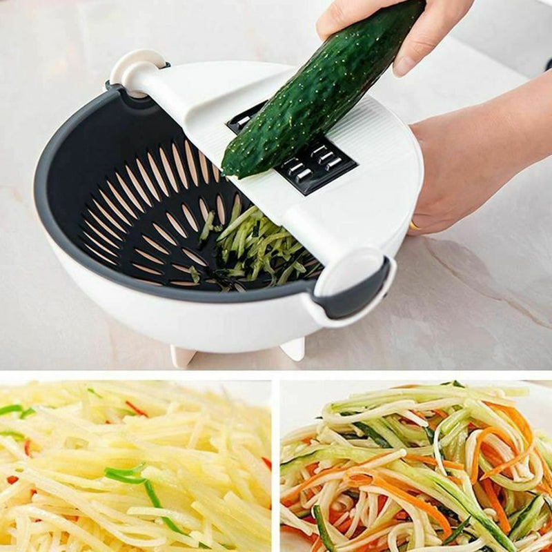 Multifunction Kitchen Wash Rinse Bowl with Slicer & Grater