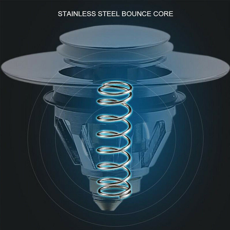 Free shipping- Universal Steel Push Type Drain Filter Bounce Core