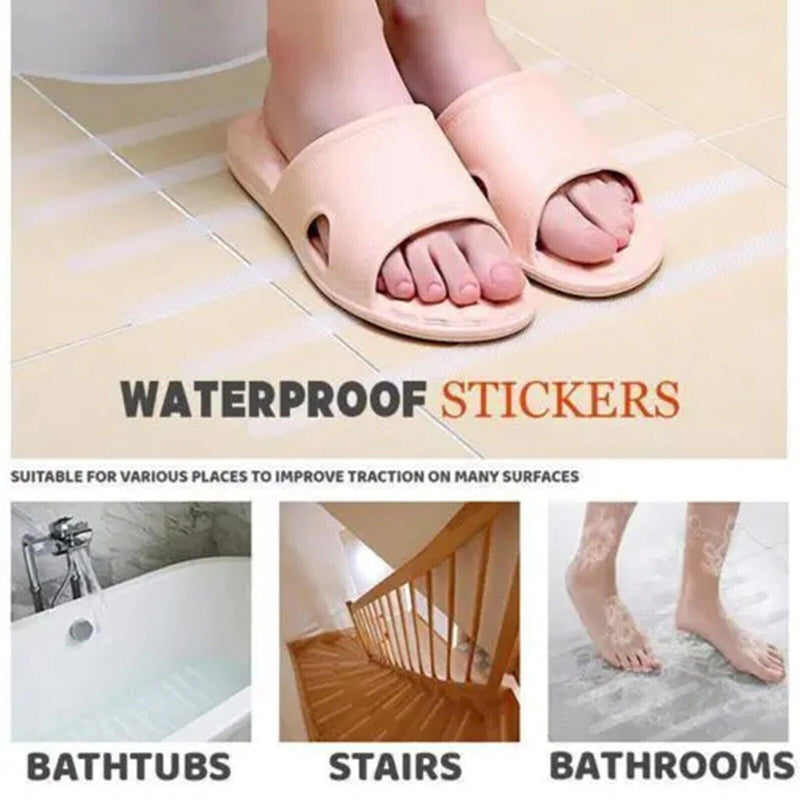 24PC Bathroom Anti-Slip Pad Fluorescent Basting Tape 1/4 Double Sided for Canvas