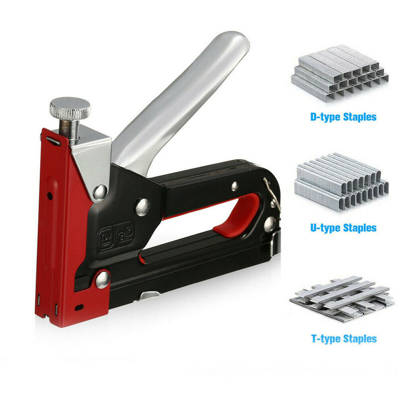 Free shipping- Staple Gun 3 in1 Heavy Duty Fastener tool Tacker 3000 Staples Upholstery Stapler