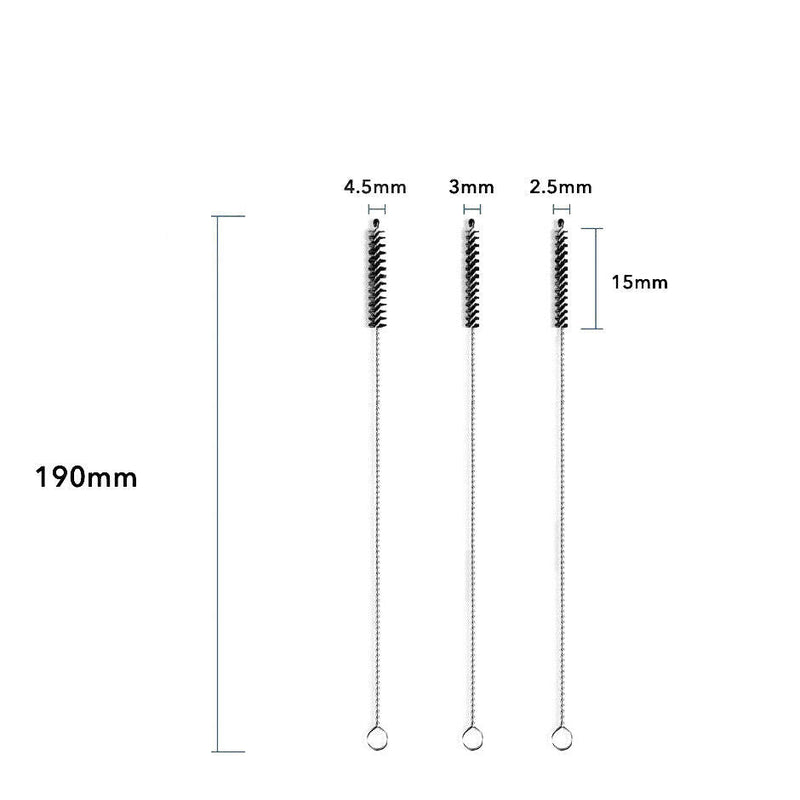 Free shipping-10Pcs Nylon Straw Brush with Key Ring