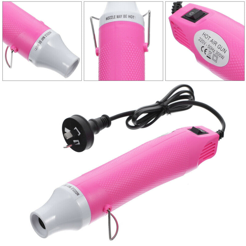 Free shipping- 300W Heat Gun Electric Hot Air Gun Kit Hot Wind Blower Tools DIY Portable