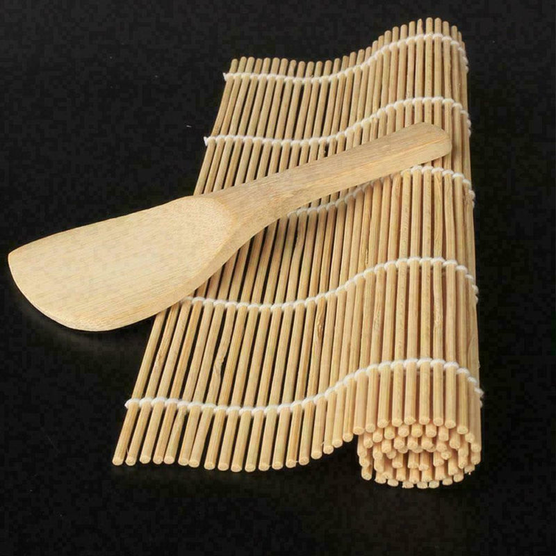 Japanese Bamboo Sushi Mat Rolling Maker Set