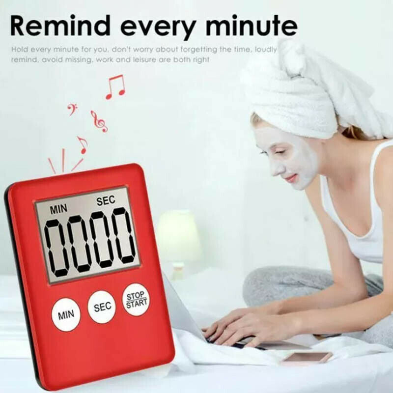 Free Shipping - Magnetic Kitchen LCD Digital Timer Countdown 99 Minute Electronic Egg Count Down