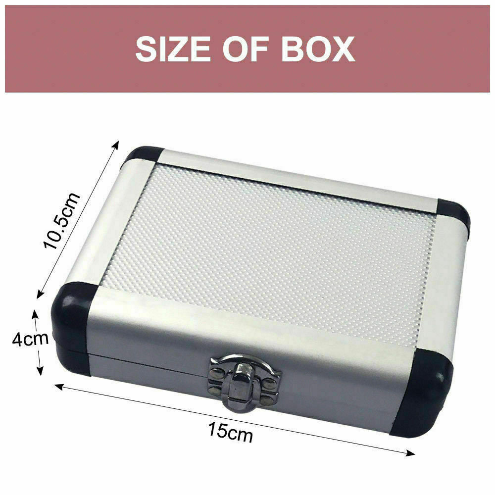 5Pcs HSS Step Steel Cone Drill Hole Cutter Titanium Bits Set Kit + Aluminum Case