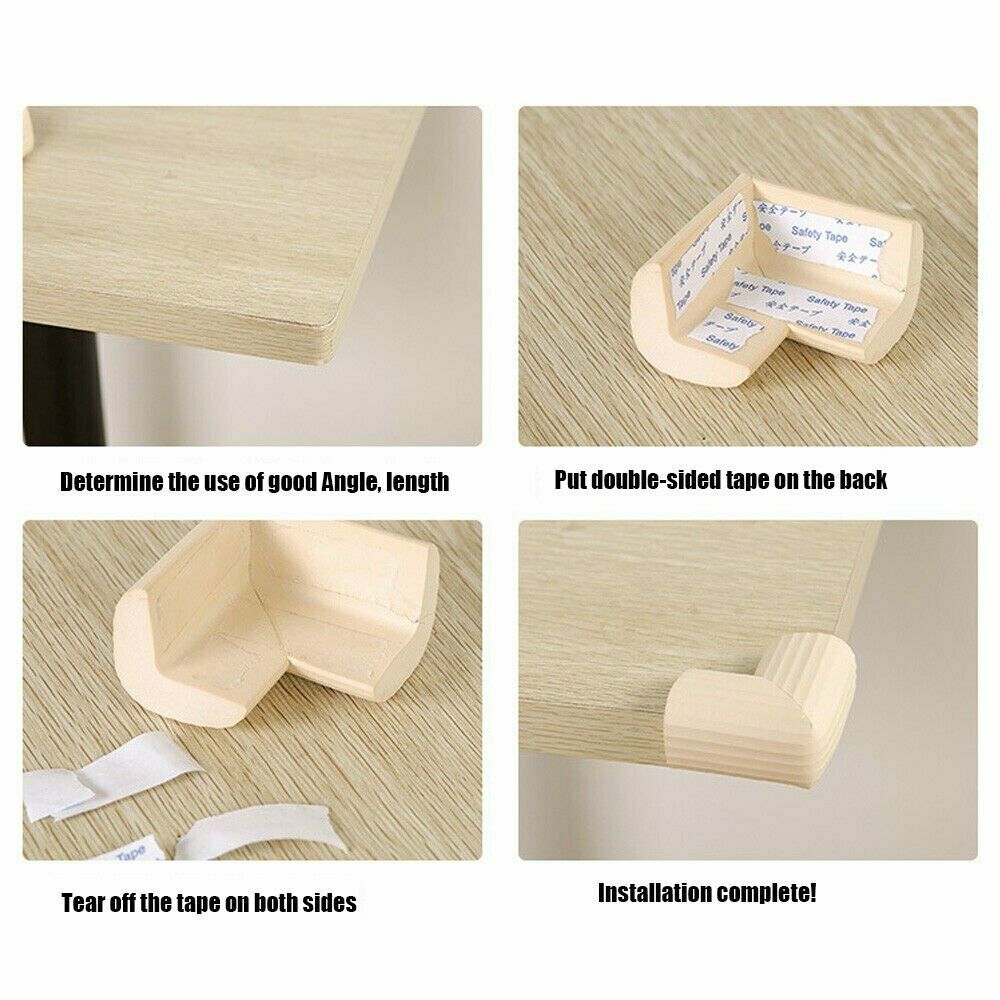 CLEARANCE- 6PCs Baby Kids Safety Soft Sponge Pad Table Corner Edge Cushion Protection Cover Tool
