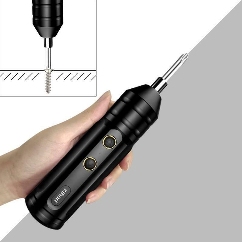 Free shipping- Cordless Rechargeable Screwdriver Electric Tool Set Screw Driver Precision Bit