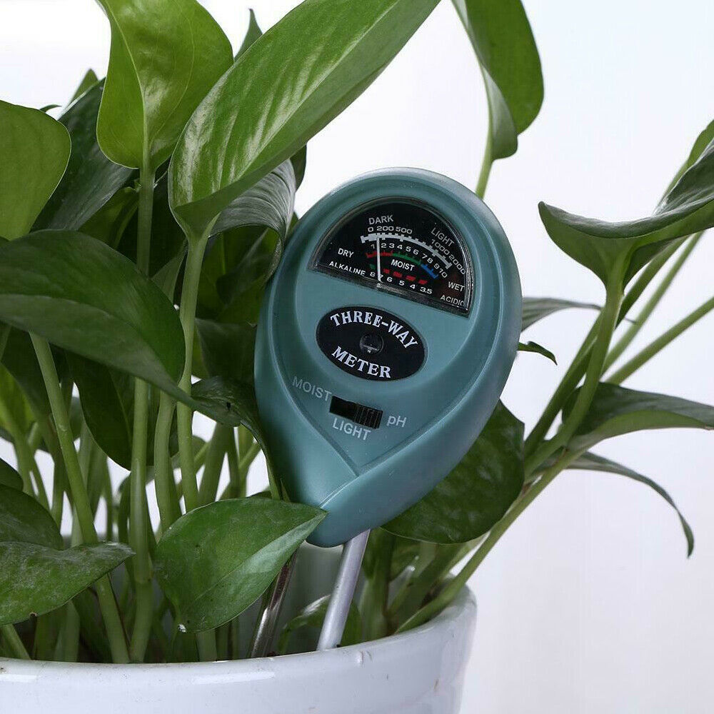 3 in 1 Soil PH Tester Water Moisture Test Meter Kit For Garden
