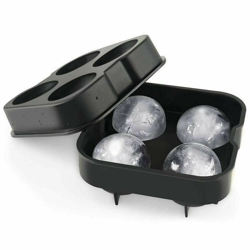 Free shipping-Large Ice Cube Tray 4 Balls Maker