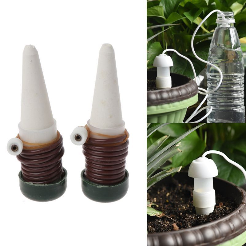 2Pcs Automatic Drip Waterer Tender Houseplant Plant Indoor