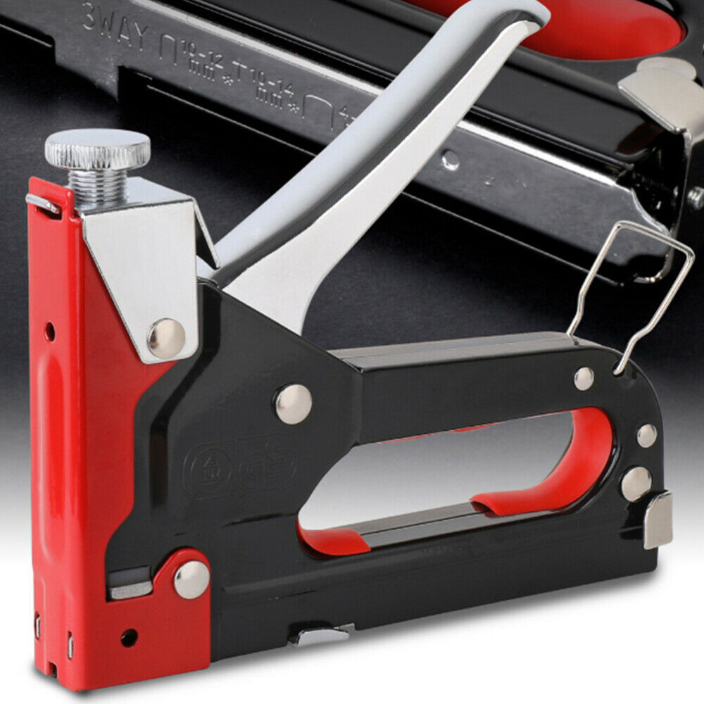 Staple Gun 3 in1 Heavy Duty Fastener tool Tacker 3000 Staples Upholstery Stapler