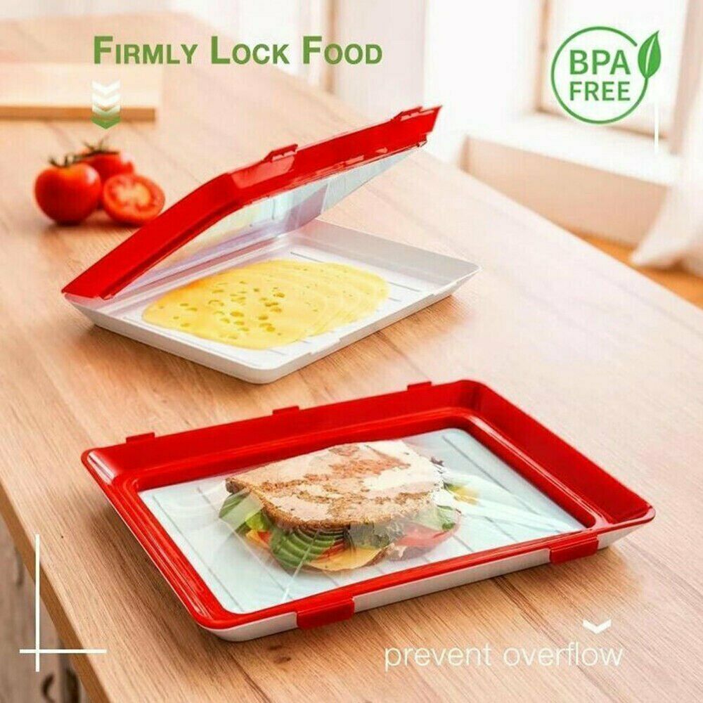 Creative Food Preservation Tray Healthy Kitchen Tools Storage Container Set
