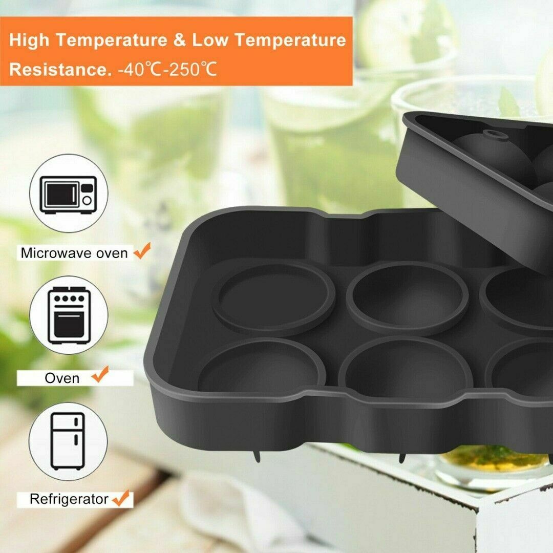 Free shipping-Large Ice Cube Tray 4 Balls Maker