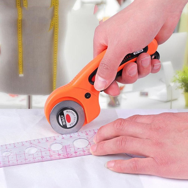 Rotary Cutter Professional Quilting Roller Fabric Cutting Tool