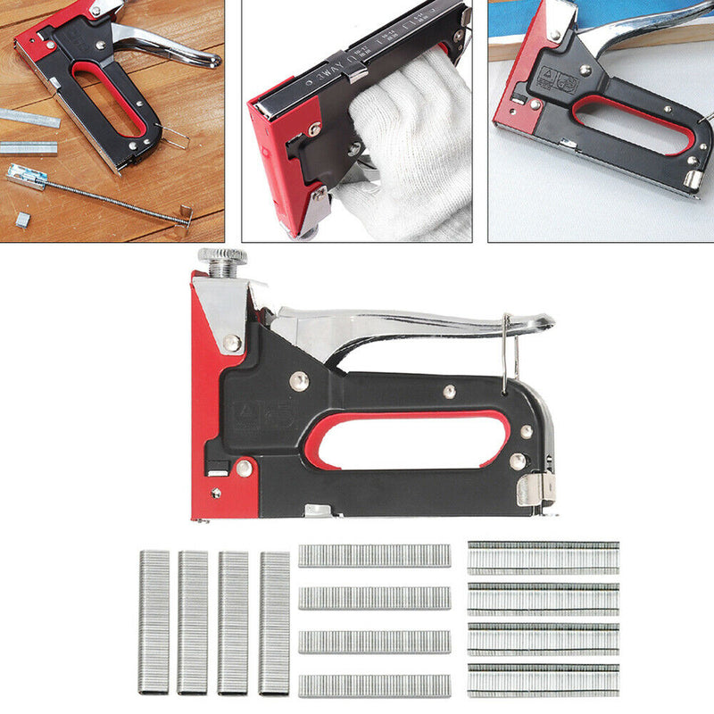 Free shipping- Staple Gun 3 in1 Heavy Duty Fastener tool Tacker 3000 Staples Upholstery Stapler