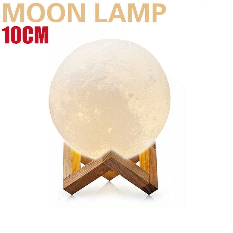 3D Dimmable Moon Touch Sensor Lamp