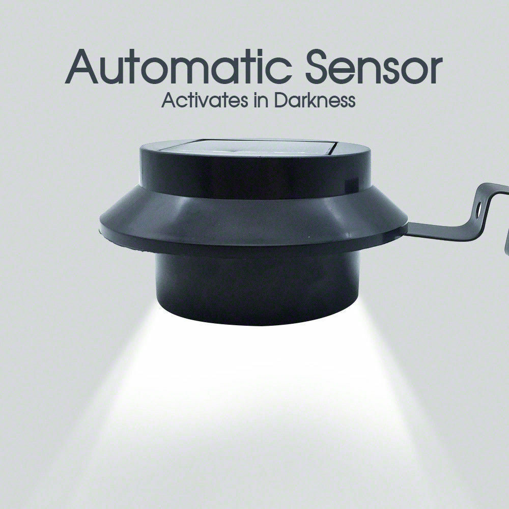 Automatic Sensor Solar Powered Security Fence LED Light