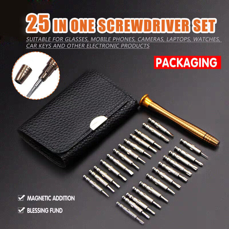 25 in 1 Repair Tool Mini Small Screw driver Kit For Air Smart Phones Laptop
