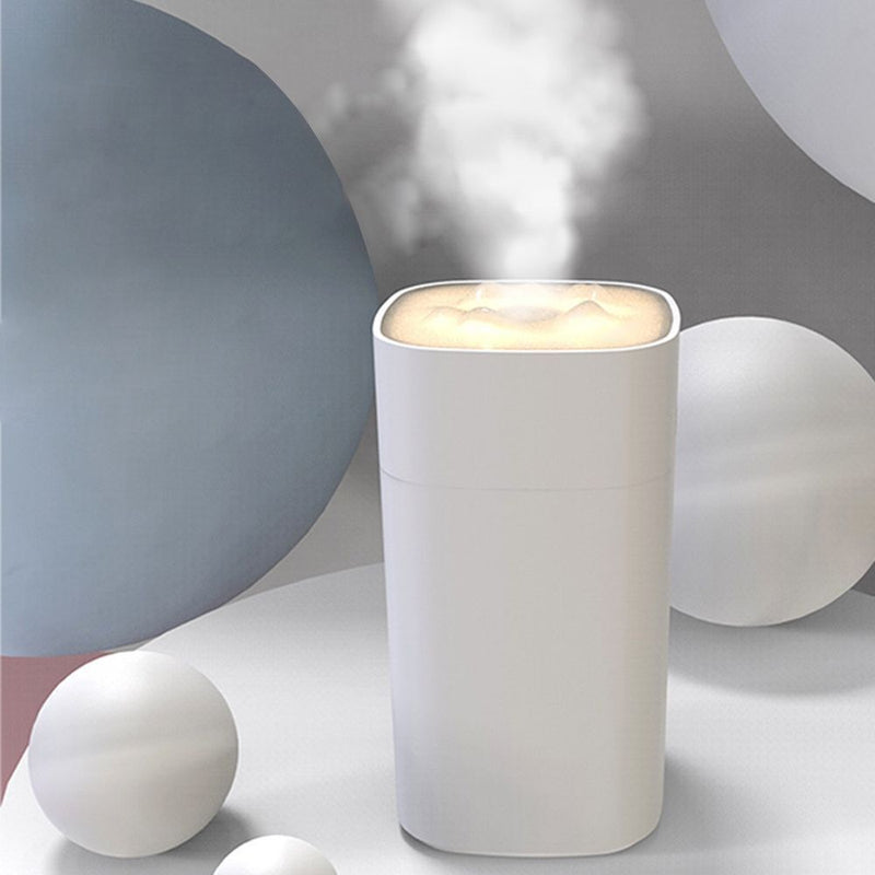 Snow Mountain Car Aromatherapy Machine Air Humidifier Rechargeable Night Light