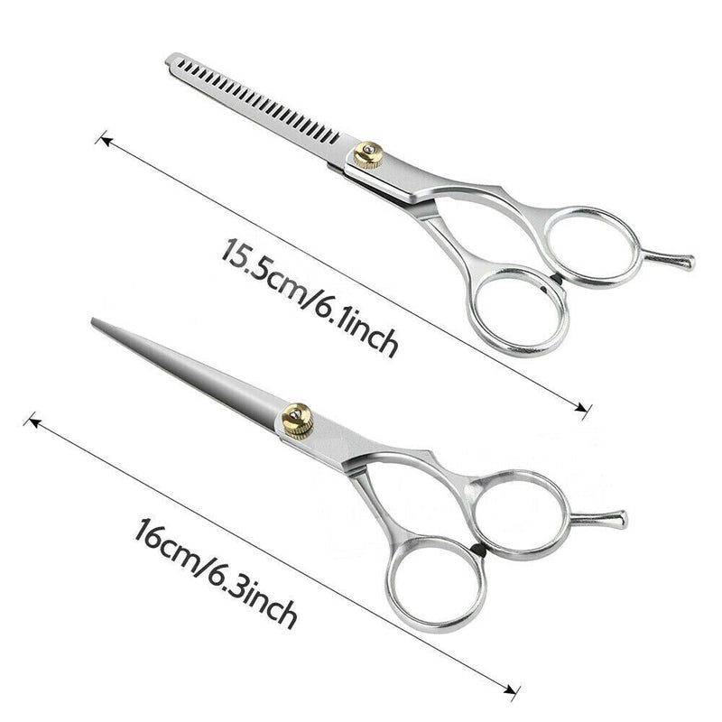 2x 6" Professional Hair Cutting Scissors Set