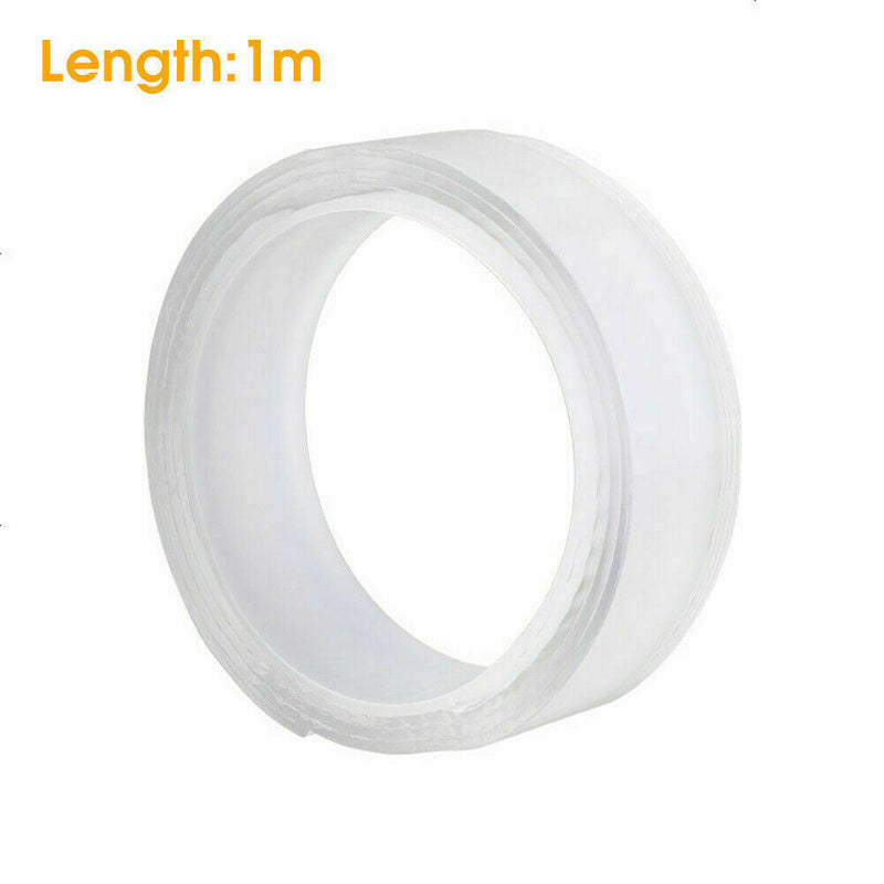 Free shipping- 5M/3M/2M/1M Double-Sided Invisible Anti-Slip Nano Magic Tape